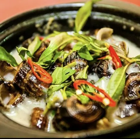 Hình ảnh ốc len xào dừa