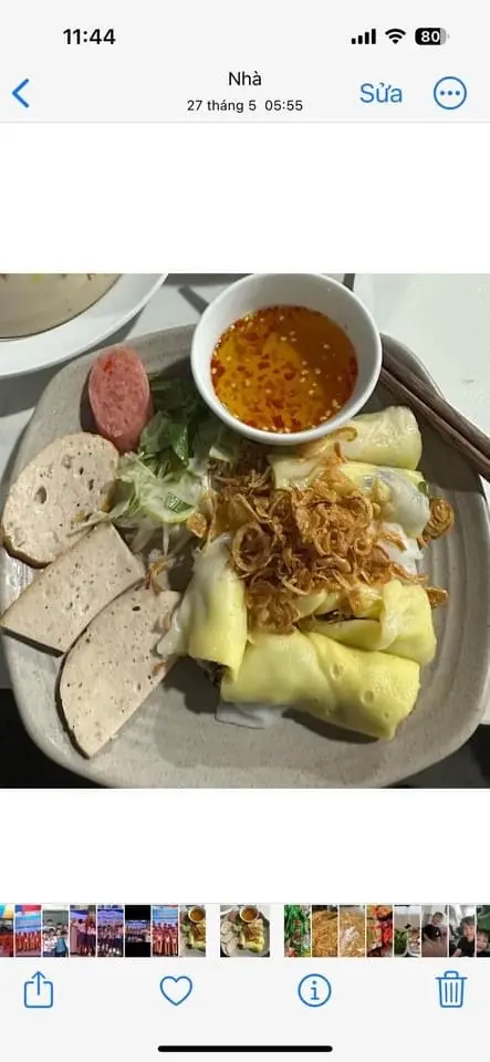 Hình ảnh Bánh cuốn trứng 