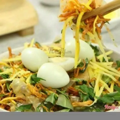 Hình ảnh Banh Trang Tron Kho Muc Kho Bo Kho Ga Cut