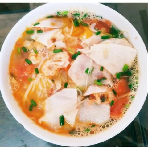 Hình ảnh Canh khoai mỡ thịt bằm