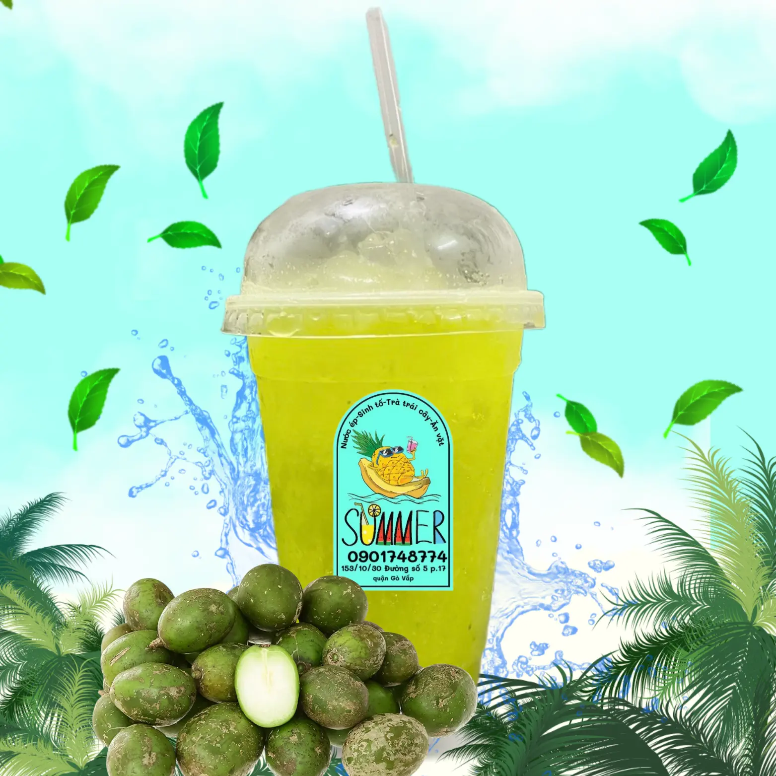 Hình ảnh Nước Ép Cóc Non Ly 700ml 