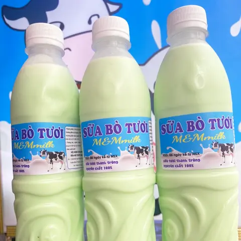Hình ảnh Sữa bò tươi vị Sâm Dứa 500ml