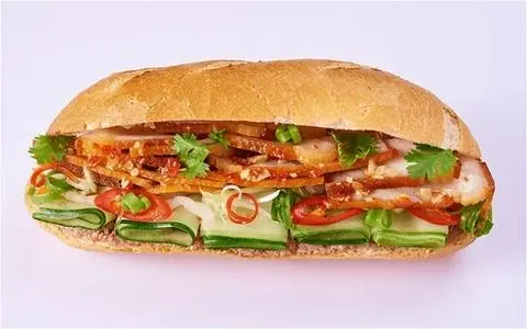 Hình ảnh Bánh mì heo quay 