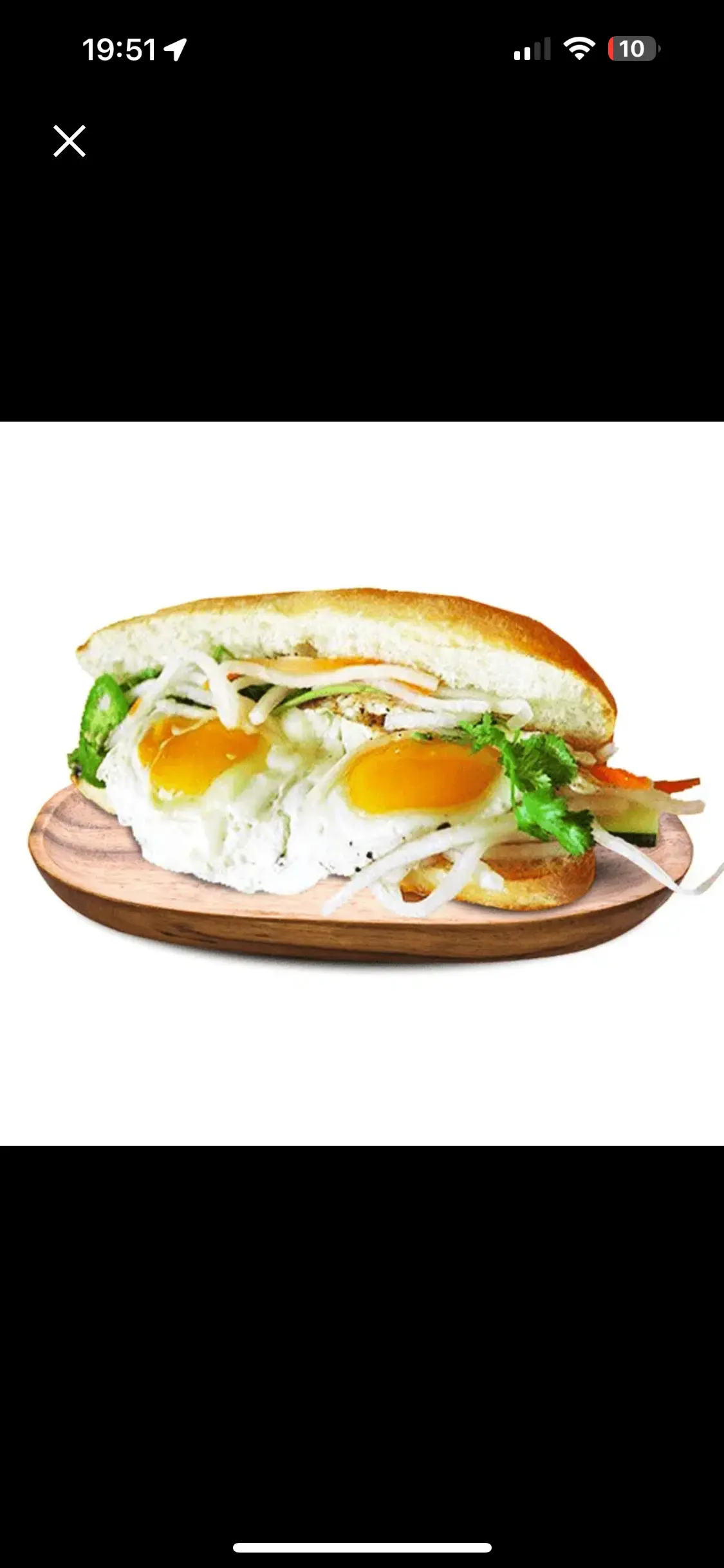 Hình ảnh Bánh Mì 2 Trứng