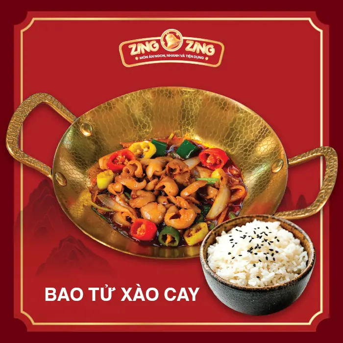 Hình ảnh CƠM BAO TỬ XÀO CAY