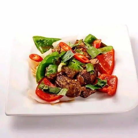 Hình ảnh Chân nấm xào sa tế chay