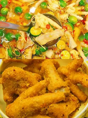 Hình ảnh Combo 6 : Chân Gà Sả Tắc + Chân Gà Rang Muối