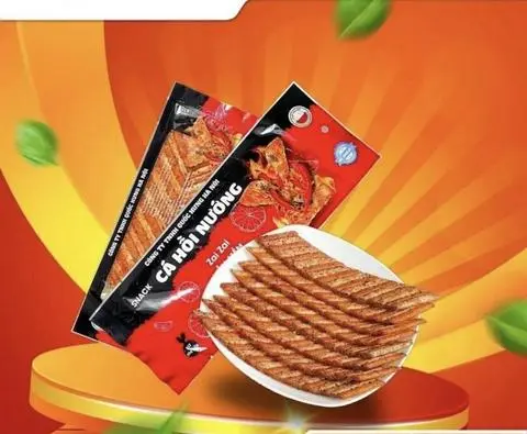 Hình ảnh Snack Cá Hồi Nướng ( 2 gói )