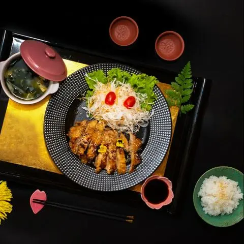 Hình ảnh SET21 - Tori Teriyaki Teishoku - Set Cơm Thịt Gà Nướng Sốt Teri
