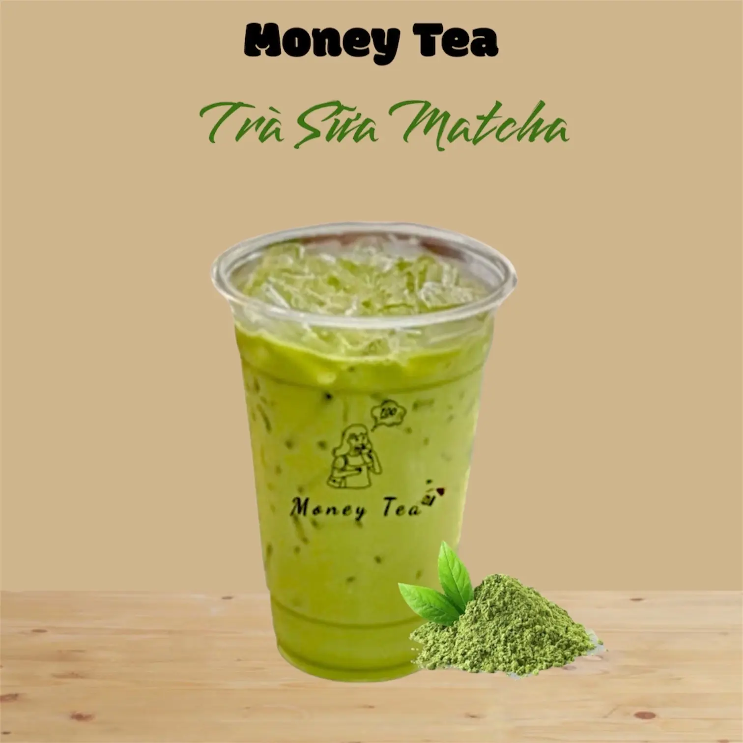 Hình ảnh Trà sữa matcha - Ly 700ml