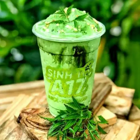Hình ảnh Sinh tố dừa bạc hà