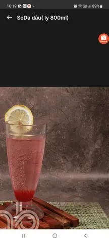 Hình ảnh SoDa dâu (ly800ml)