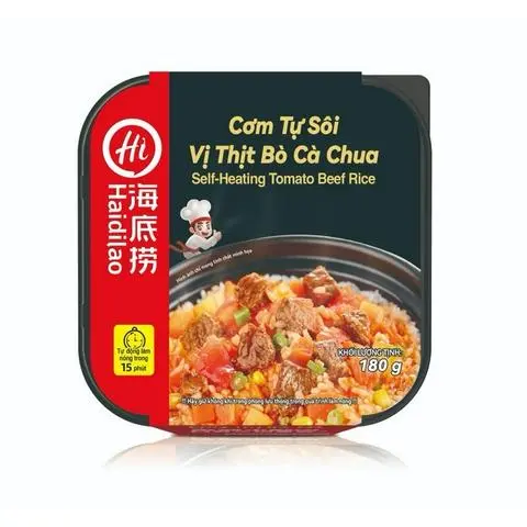 Hình ảnh Cơm Tự Sôi  Thịt Bò Cà Chua- hộp 175g( tự nấu)