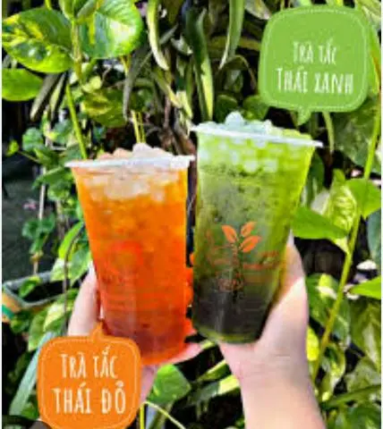 Hình ảnh trà tắc thái đỏ