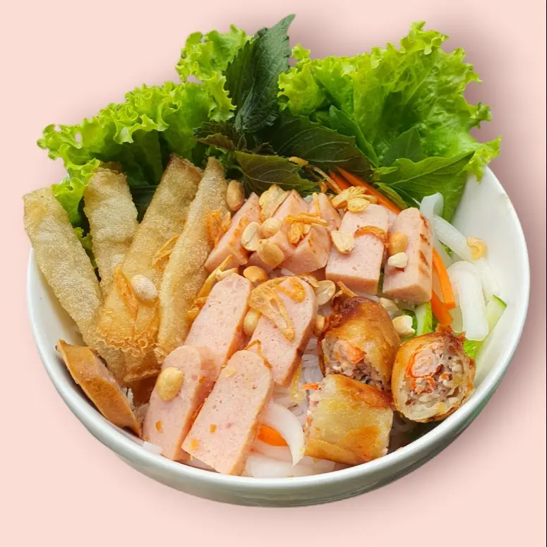 Hình ảnh Bún nem nướng chả giò
