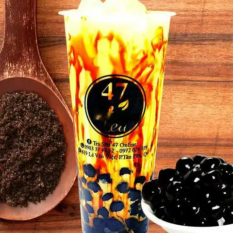 Hình ảnh Sữa tươi trân châu đường đen