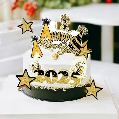 Hình ảnh bánh kem tết happy new year