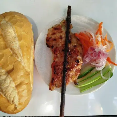 Hình ảnh bánh mì thịt nướng 