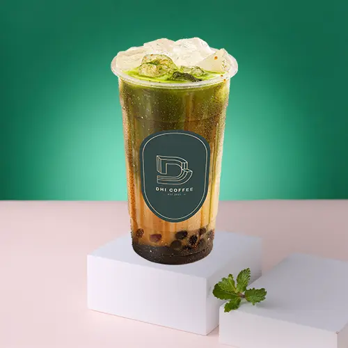 Hình ảnh Sữa tươi matcha đường đen - Dhi ( L )