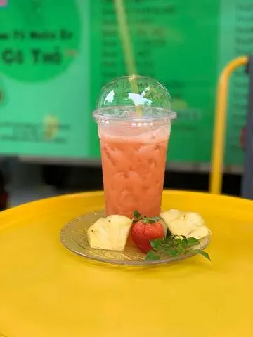 Hình ảnh Nước Ép Dâu+Thơm