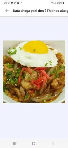 Hình ảnh Buta shoga yakidon (Cơm thịt heo xào gừng)