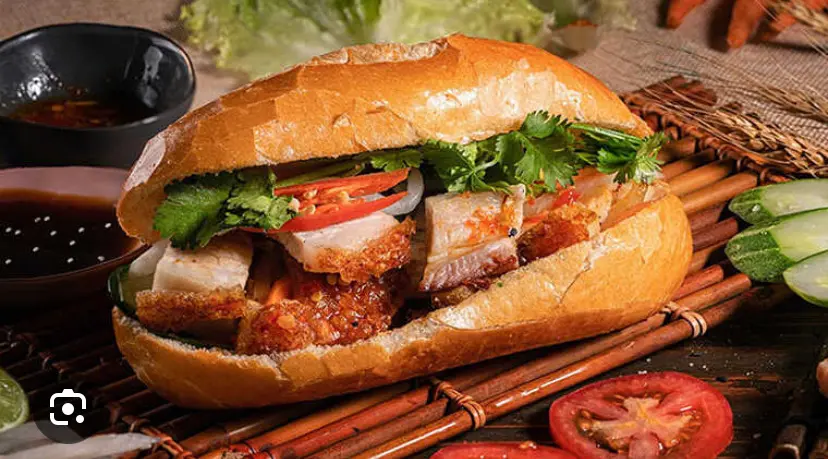 Hình ảnh Bánh mì heo quay 