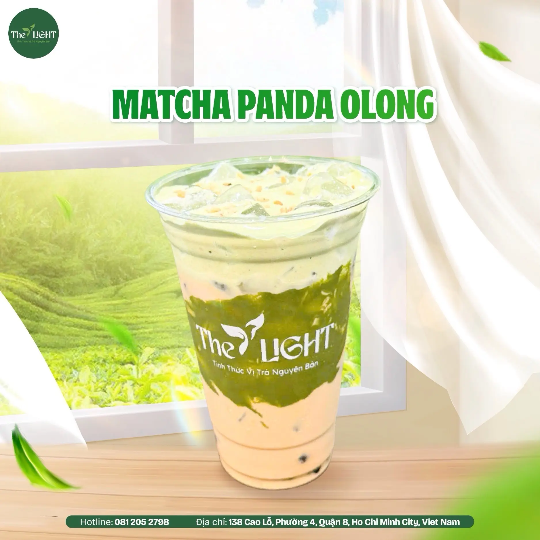 Hình ảnh Matcha panda olong