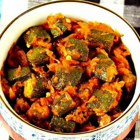 Hình ảnh Bhindi Masala ( Đậu bắp ướp gia vị xào sốt Masala)