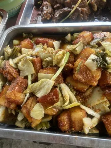Hình ảnh Cơm Thịt xào cải chua 