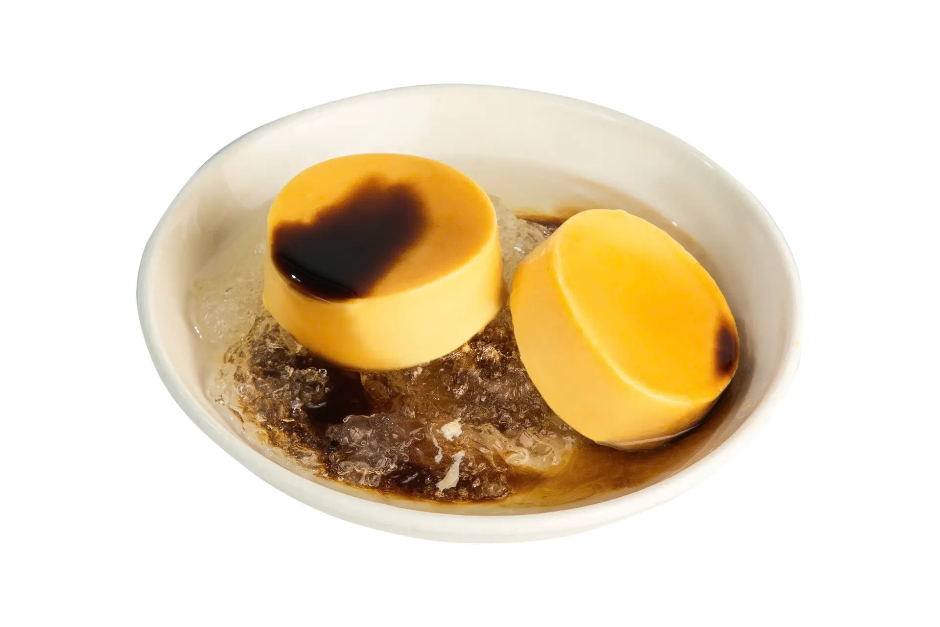 Hình ảnh Flan đá bào - 2 cái