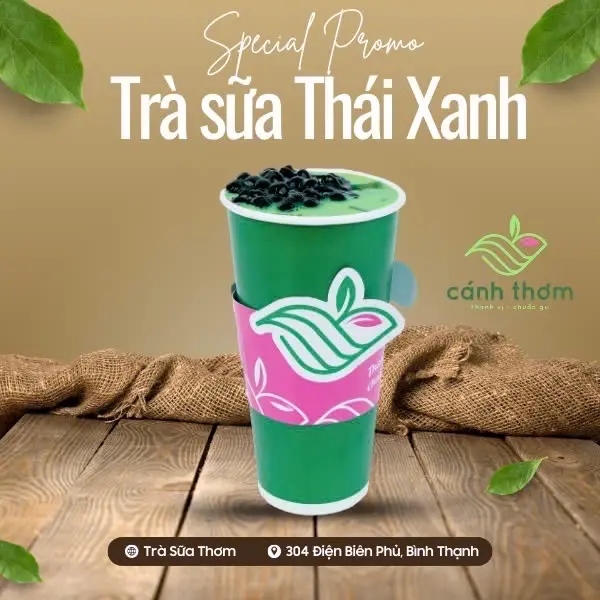 Hình ảnh Trà sữa Thái Xanh