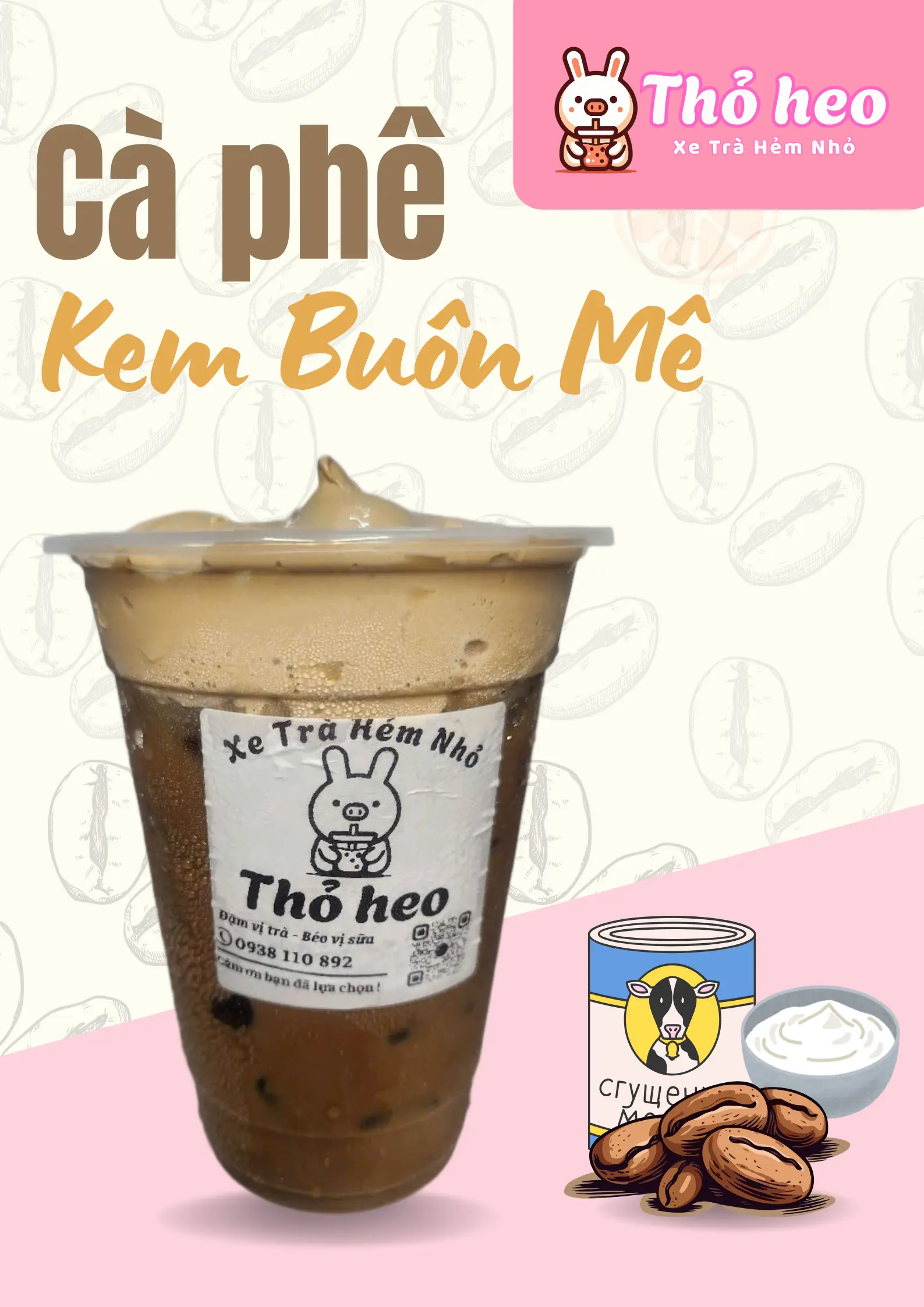 Hình ảnh Phê sữa kem cà phê Buôn Mê