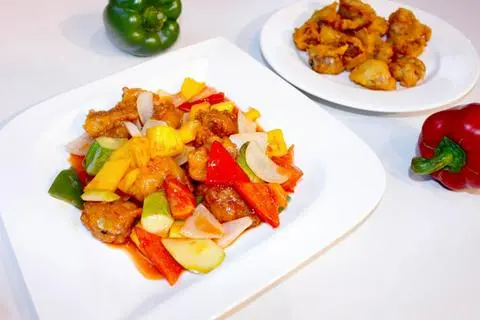Hình ảnh sườn xào chua ngọt