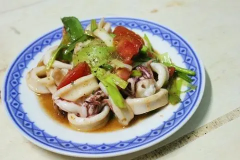 Hình ảnh Mực xào chua ngọt 