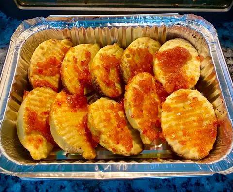 Hình ảnh trứng Gà Nướng sate 