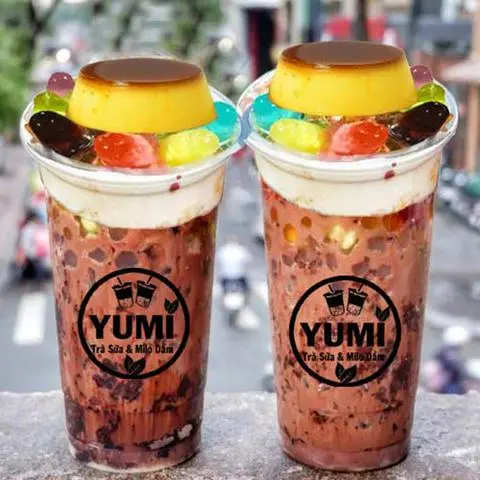 Hình ảnh Milo Dầm Trân Châu Thập Cẩm Kem Cheese Bánh Flan (Size 700ml)