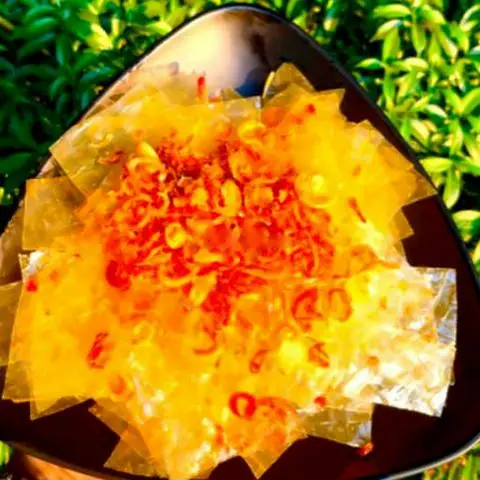 Hình ảnh Bánh tráng trộn hành phi