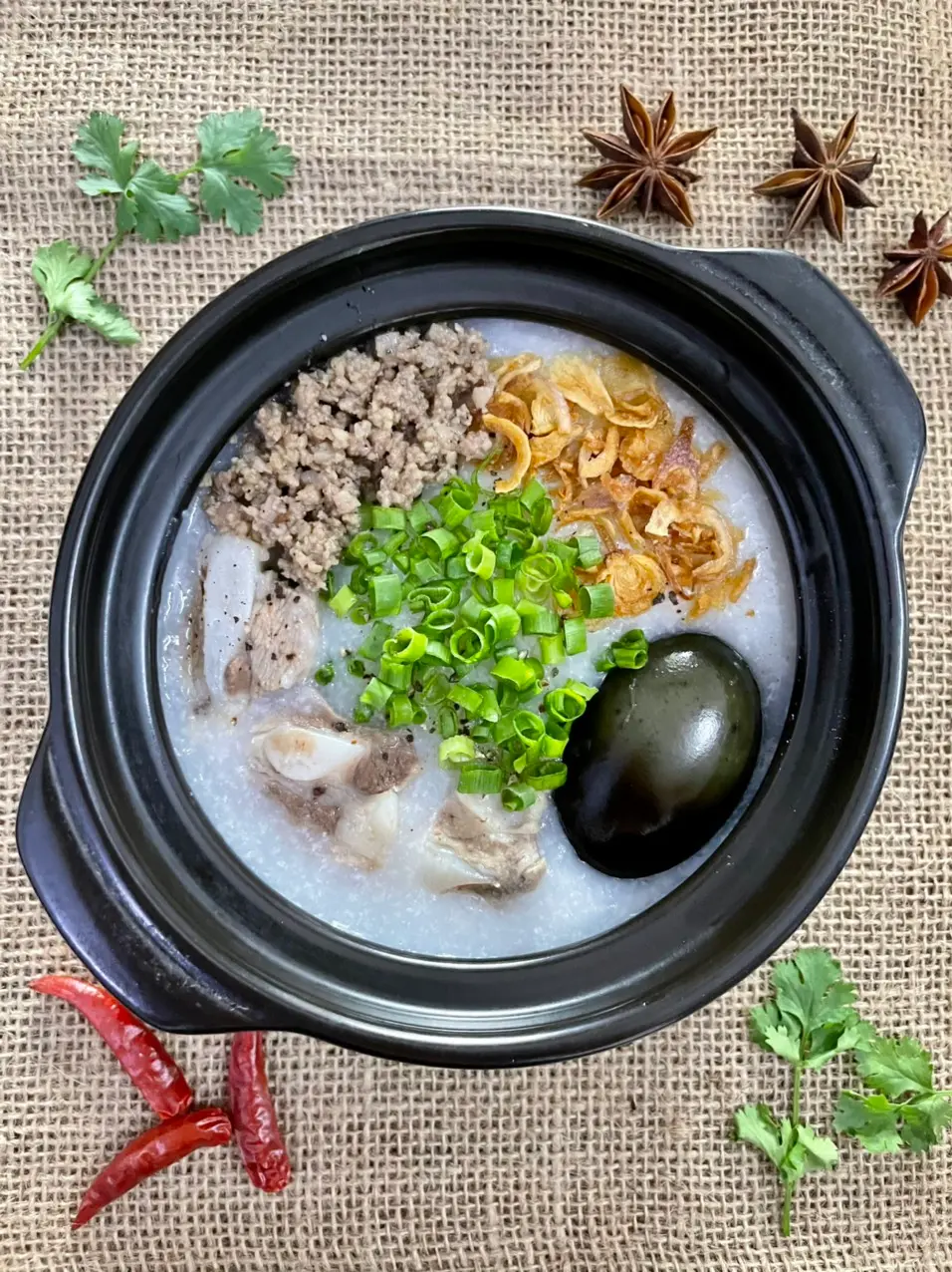 Hình ảnh Cháo sườn thịt bằm bắc thảo