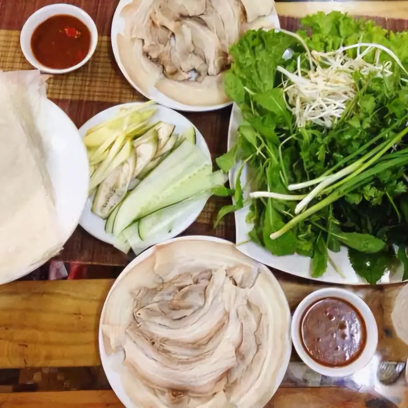 Hình ảnh Combo Bánh Tráng Cuốn Thịt (4 Người Ăn)