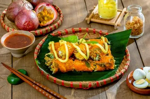 Hình ảnh khô mực xé tẩm  vị 