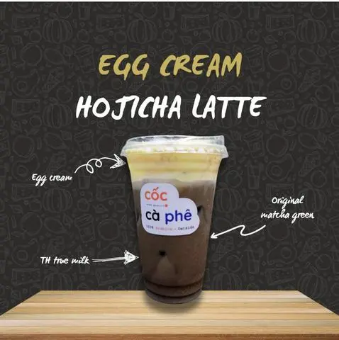 Hình ảnh Houjicha kem trứng
