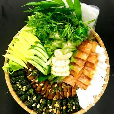Hình ảnh 2 Bò - 2 Nem - 2 Chả lụi - TẶNG 2 Ly Trà Tắc