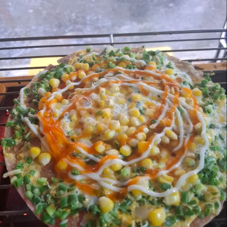 Hình ảnh Bánh Tráng Nướng + Cải Xá Bấu ( Củ Cải Muối )