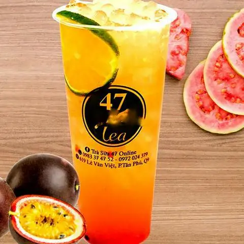 Hình ảnh Trà chanh leo ổi hồng
