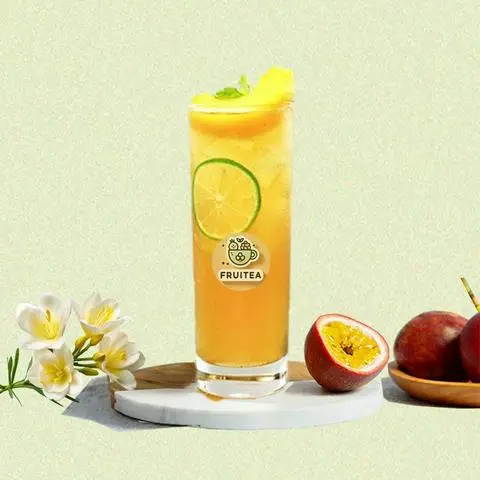 Hình ảnh Trà Chanh Đào Nhiệt Đới