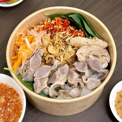 Hình ảnh Bánh ướt lòng gà