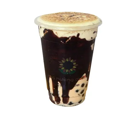 Hình ảnh Trà Sữa Dark Chocolate Kem Trứng Cháy