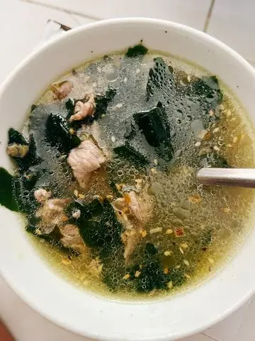Hình ảnh Canh Rong Biển Thịt Bò