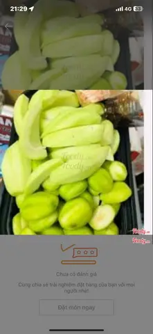Hình ảnh Cóc, xoài chấm nắm ruốc 