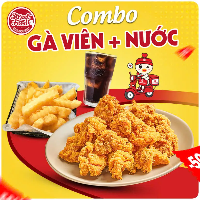 Hình ảnh Combo Gà Viên Phô Mai 2